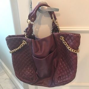 Large Juicy Couture leather tote